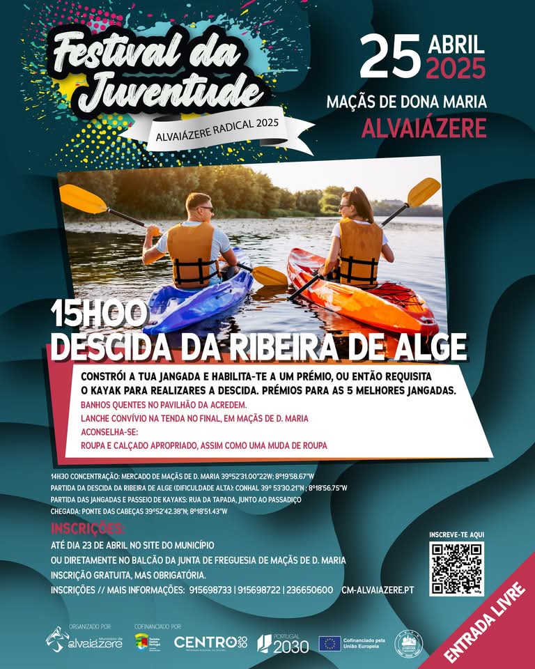 Alvaiázere Radical 2025 traz Descida da Ribeira de Alge Alvaiázere Radical 2025 traz Descida da Ribeira de Alge
