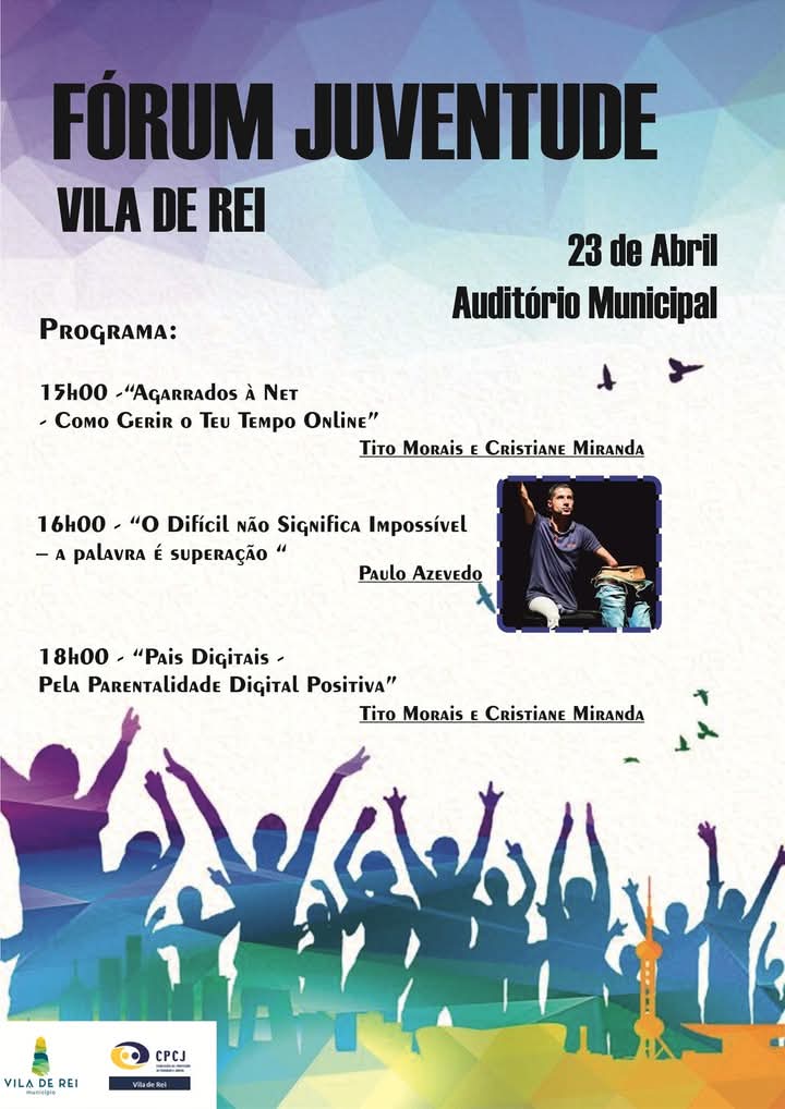 Hoje em Vila de Rei: Tecnologia e Parentalidade no Fórum Juventude Hoje em Vila de Rei: Tecnologia e Parentalidade no Fórum Juventude