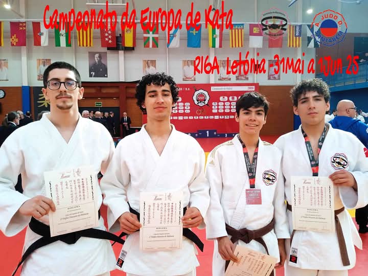 Equipa de Kata de Ferreira do Zêzere está no Campeonato da Europa na Letónia Equipa de Kata de Ferreira do Zêzere está no Campeonato da Europa na Letónia