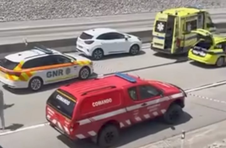 Colisão entre pesados provoca 1 vítima mortal e 1 ferido grave na A13 junto ao nó de Penela