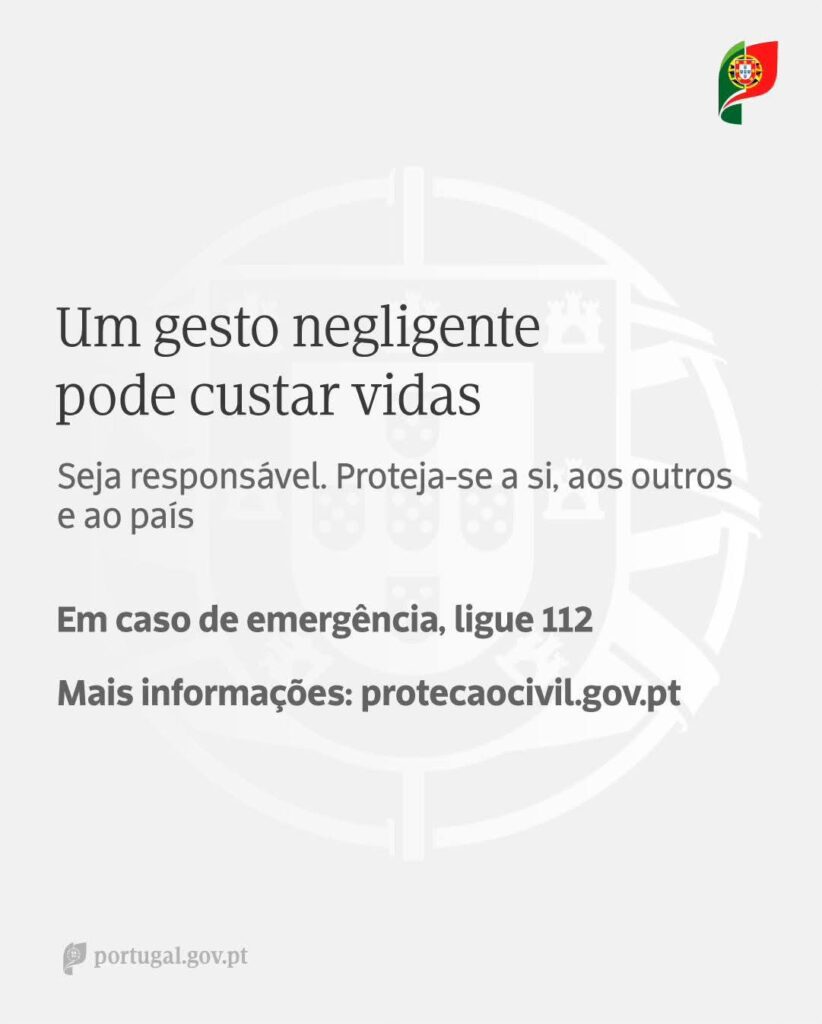 Situação de Alerta em todo o território continental desde a meia noite e até quinta-feira |