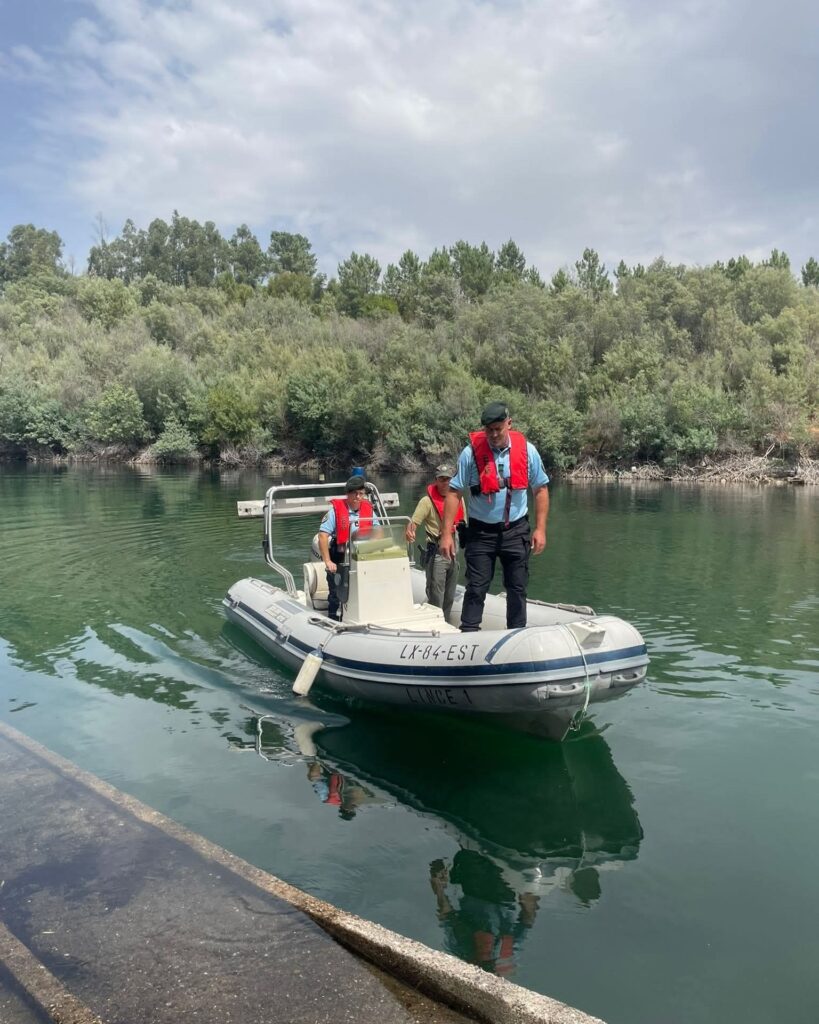 GNR fiscaliza atividade náutica na Albufeira de Castelo de Bode e no Rio Tejo em Valada