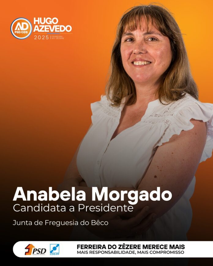 Anabela Morgado candidata-se à Junta de Freguesia do Bêco pela AD