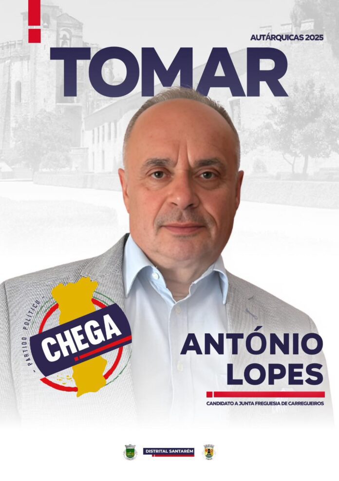 António Lopes apresenta candidatura à Junta de Freguesia de Carregueiros, Tomar, pelo 