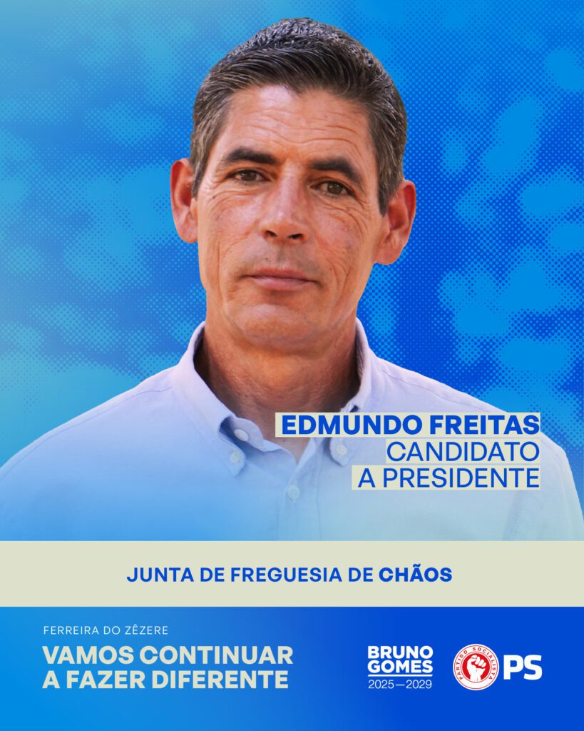 Edmundo Freitas recandidata-se à Junta de Freguesia de Chãos para um terceiro mandato