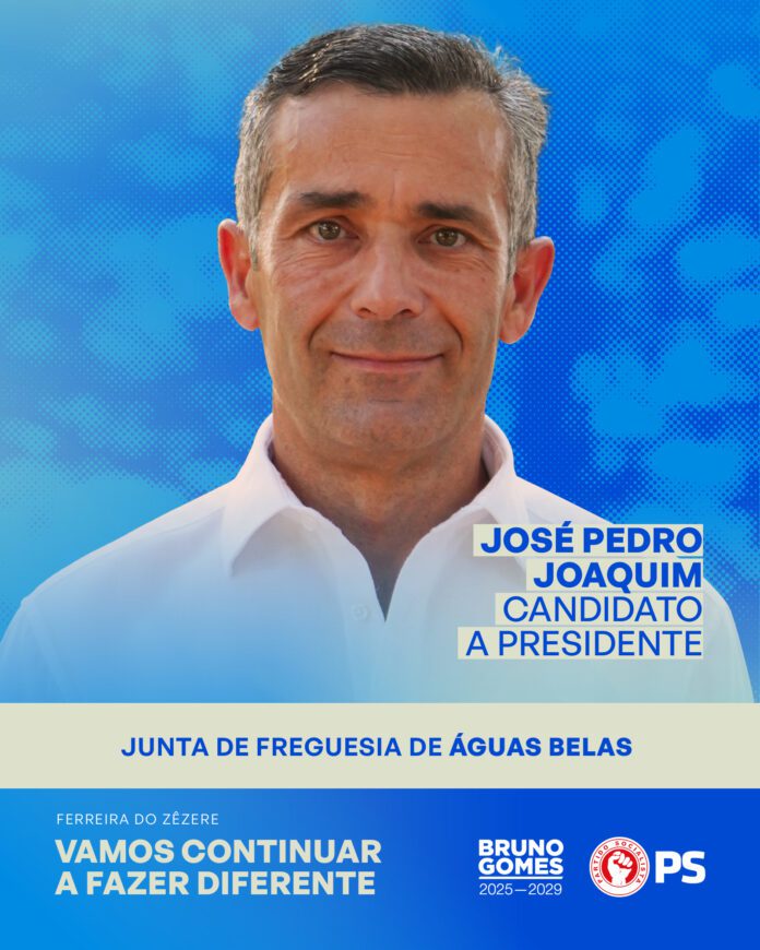 José Pedro Joaquim recandidata-se à Junta de Freguesia de Águas Belas