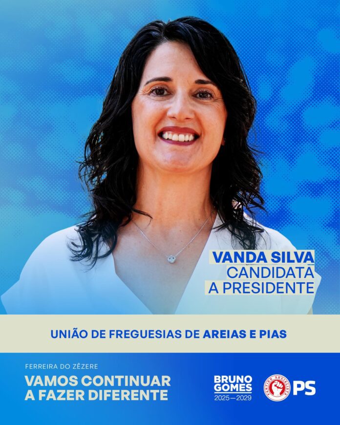 Vanda Silva anuncia candidatura à presidência da União de Freguesias de Areias e Pias