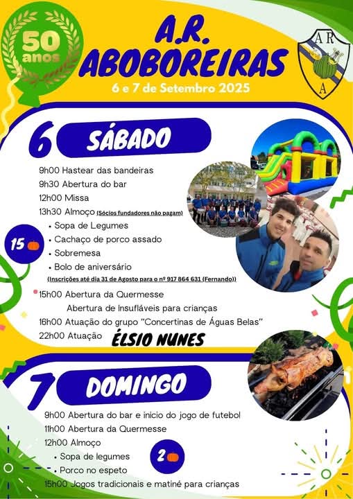 Associação Recreativa das Aboboreiras, em Tomar, celebra 50 anos no próximo fim de semana