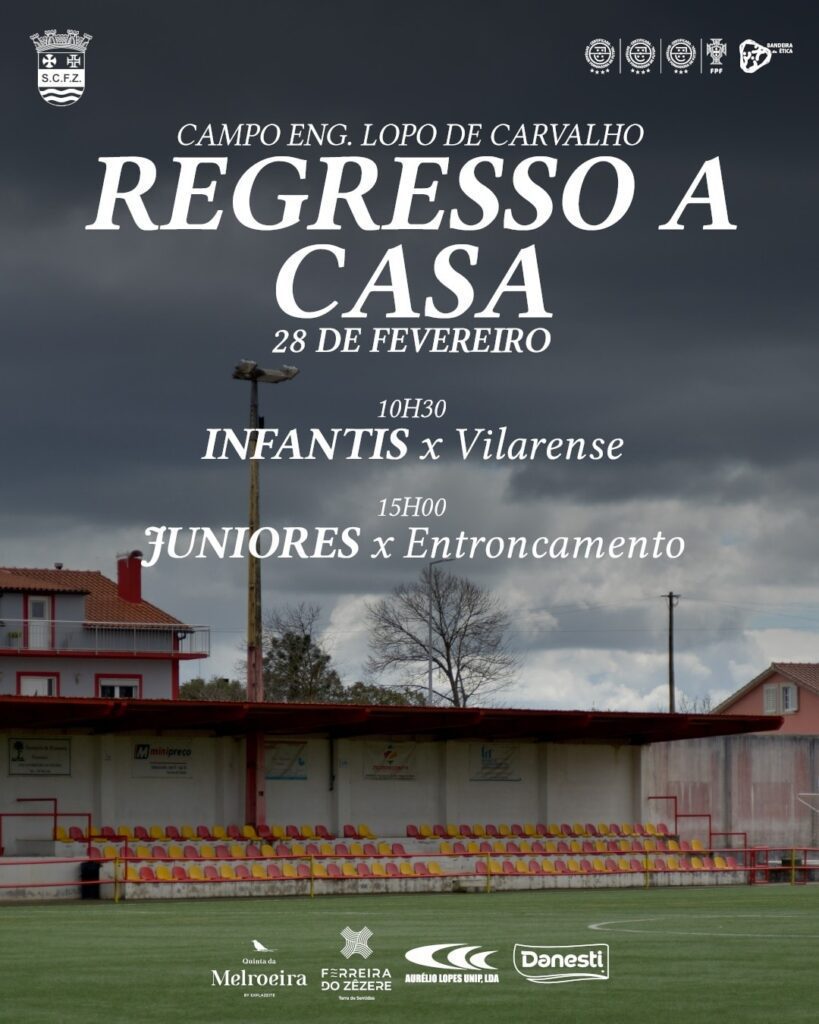 Regresso do SC Ferreira do Zêzere aos jogos em casa