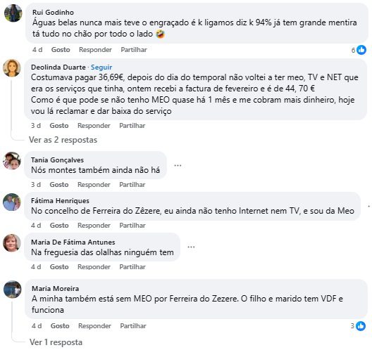 Um mês após a tempestade Kristin, comunicações continuam fragilizadas em Ferreira do Zêzere