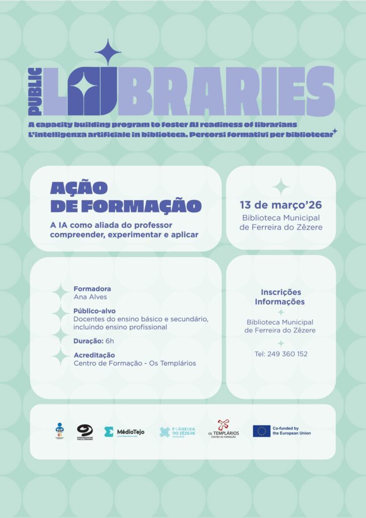 Biblioteca Municipal de Ferreira do Zêzere recebe formação sobre Inteligência Artificial aplicada à educação Biblioteca Municipal de Ferreira do Zêzere recebe formação sobre Inteligência Artificial aplicada à educação
