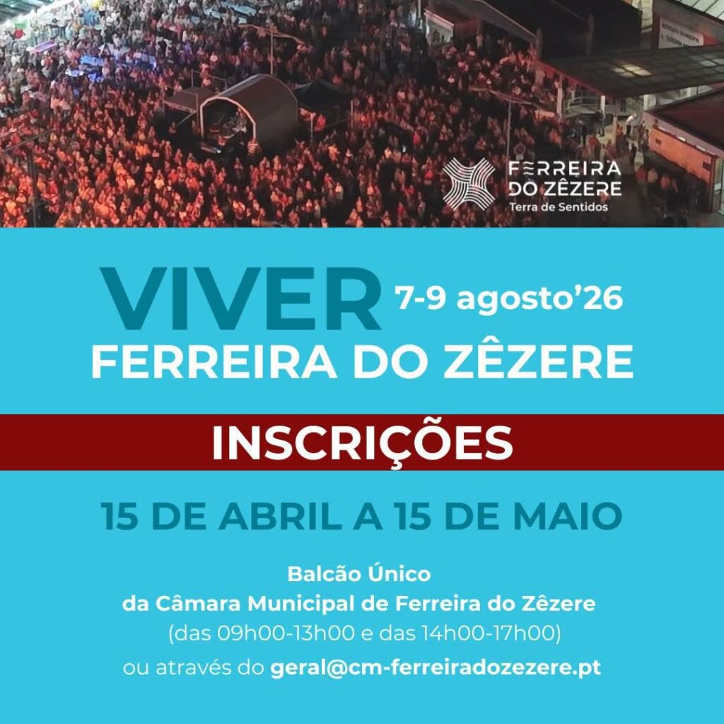 Viver Ferreira do Zêzere 2026 com inscrições abertas para expositores