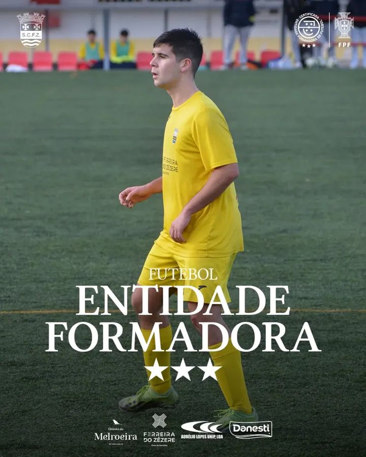Sport Club Ferreira do Zêzere distinguido como Entidade Formadora no Futebol e Futsal