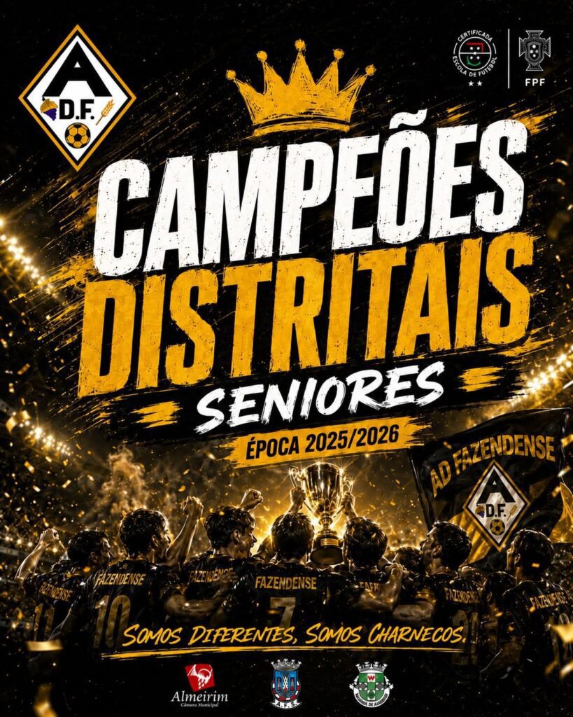 AD Fazendense sagra-se campeã distrital da AF Santarém e sobe ao Campeonato de Portugal