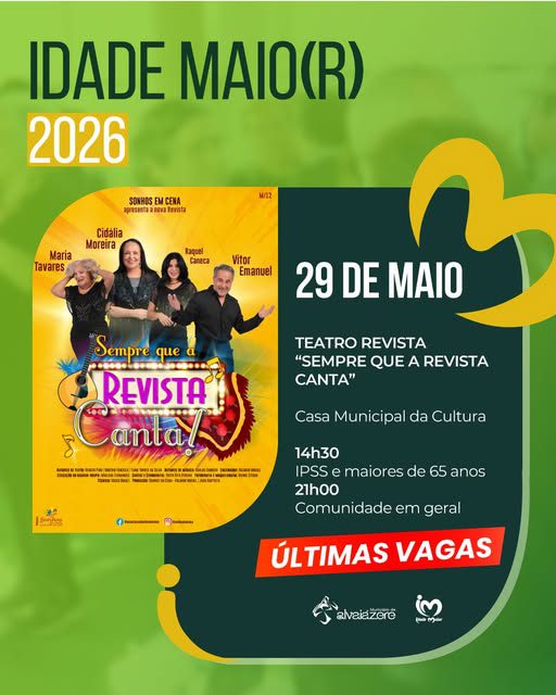 “Sempre que a Revista Canta!” anima Alvaiázere no mês de maio