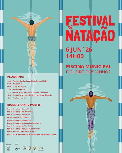 Festival de Natação acontece hoje em Figueiró dos Vinhos