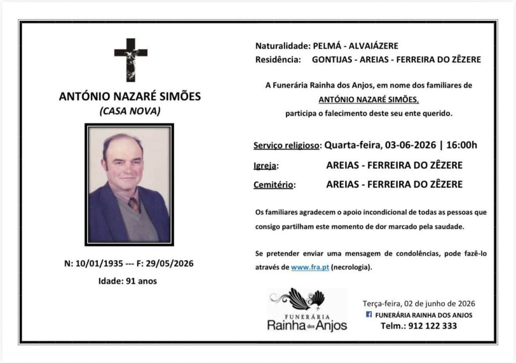 F. Zêzere: é esta tarde o último Adeus a " António Casa Nova" de Gontijas F. Zêzere: é esta tarde o último Adeus a " António Casa Nova" de Gontijas