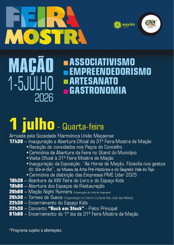 Feira Mostra de Mação arrancou hoje com cinco dias de animação