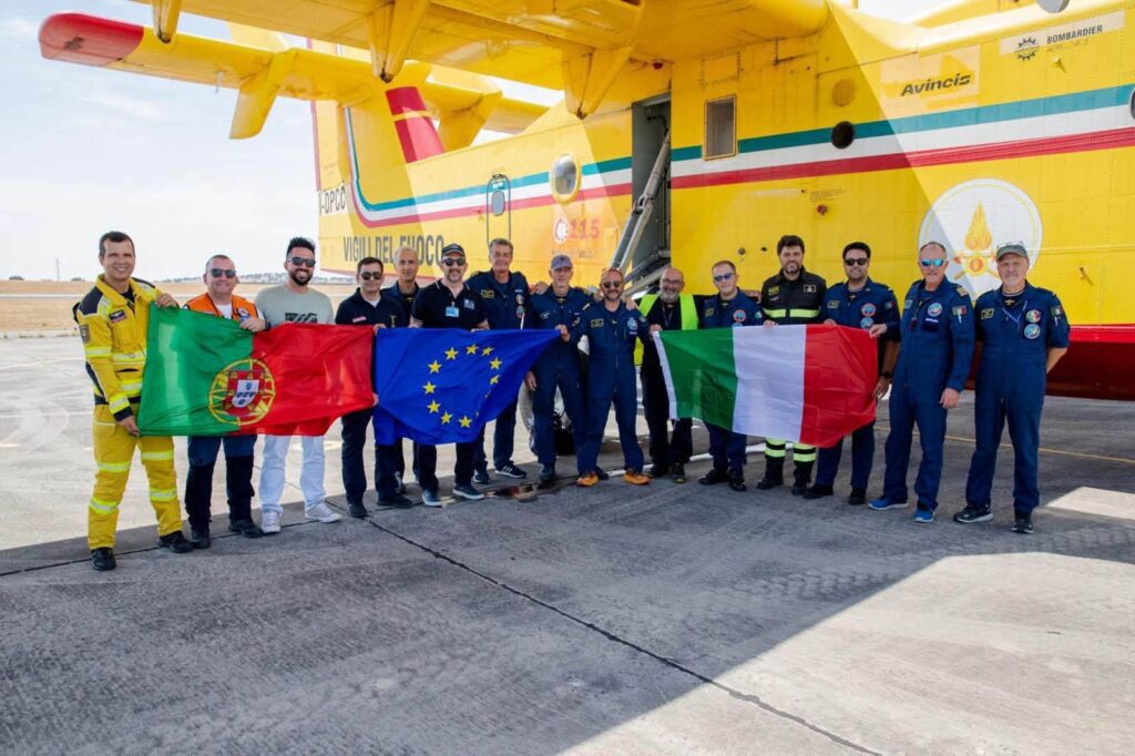 Missão cumprida para as equipas italianas que apoiaram Portugal no combate aos incêndios rurais
