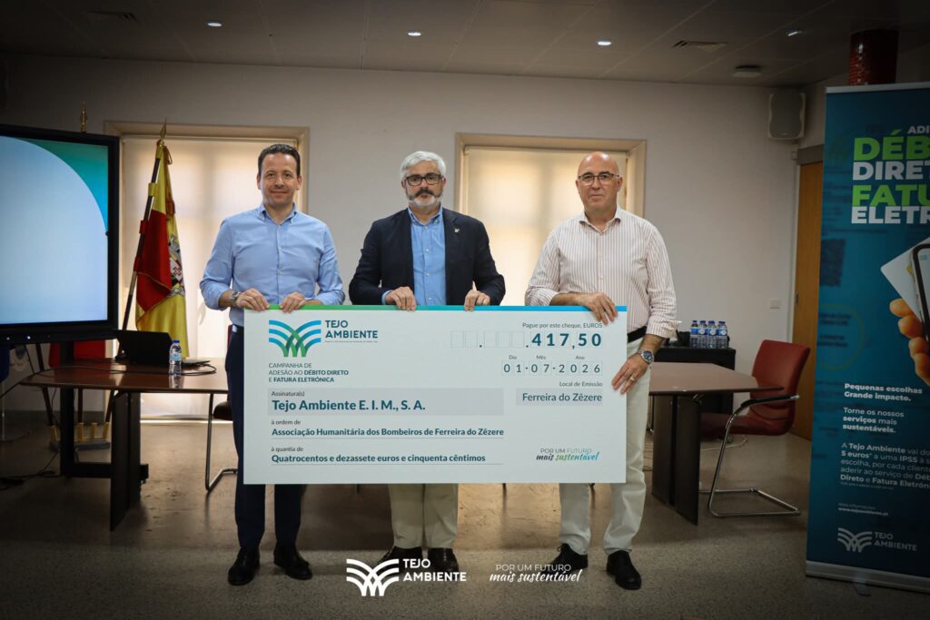 Tejo Ambiente entrega 1.065 euros a sete instituições de Ferreira do Zêzere através de campanha solidária