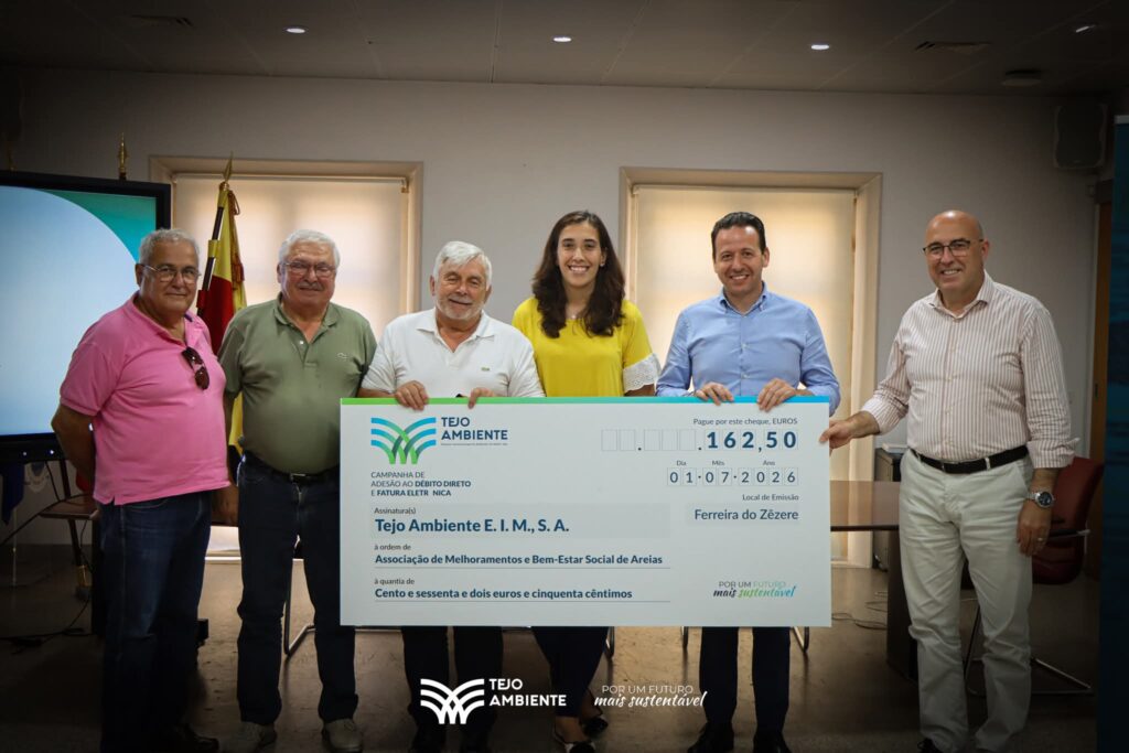 Tejo Ambiente entrega 1.065 euros a sete instituições de Ferreira do Zêzere através de campanha solidária