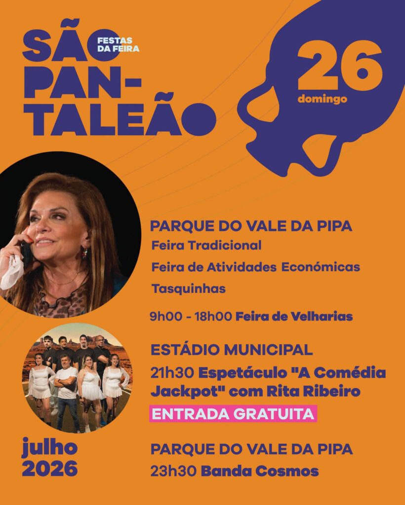 Festas da Feira de São Pantaleão regressam de 26 a 28 de julho em Figueiró dos Vinhos
