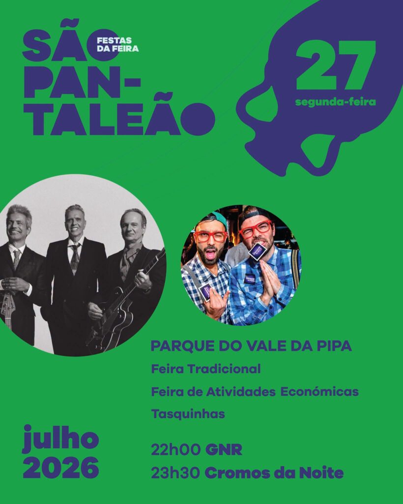 Festas da Feira de São Pantaleão regressam de 26 a 28 de julho em Figueiró dos Vinhos