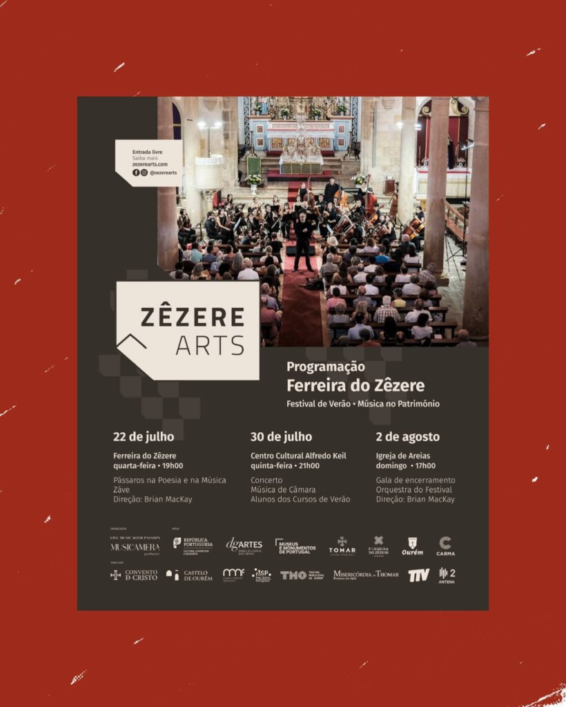 ZêzereArts está de volta: Ferreira do Zêzere recebe concertos em julho e agosto