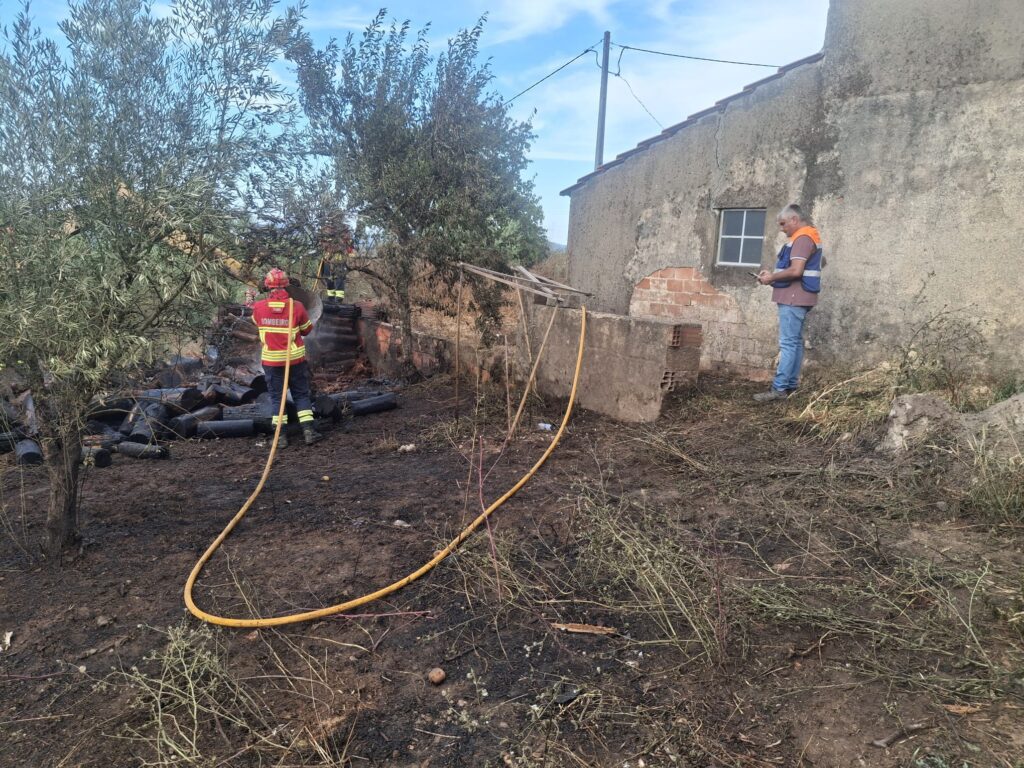Foco de Incêndio em olival mobilizou esta tarde bombeiros de Ferreira do Zêzere e Alvaiázere na freguesia do Bêco Foco de Incêndio em olival mobilizou esta tarde bombeiros de Ferreira do Zêzere e Alvaiázere na freguesia do Bêco