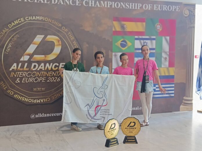 Associação de Marinheiros e Juntas de Freguesia de Ferreira do Zêzere e Beco apoiam os quatro alunos da secção de Dança na competição Internacional 