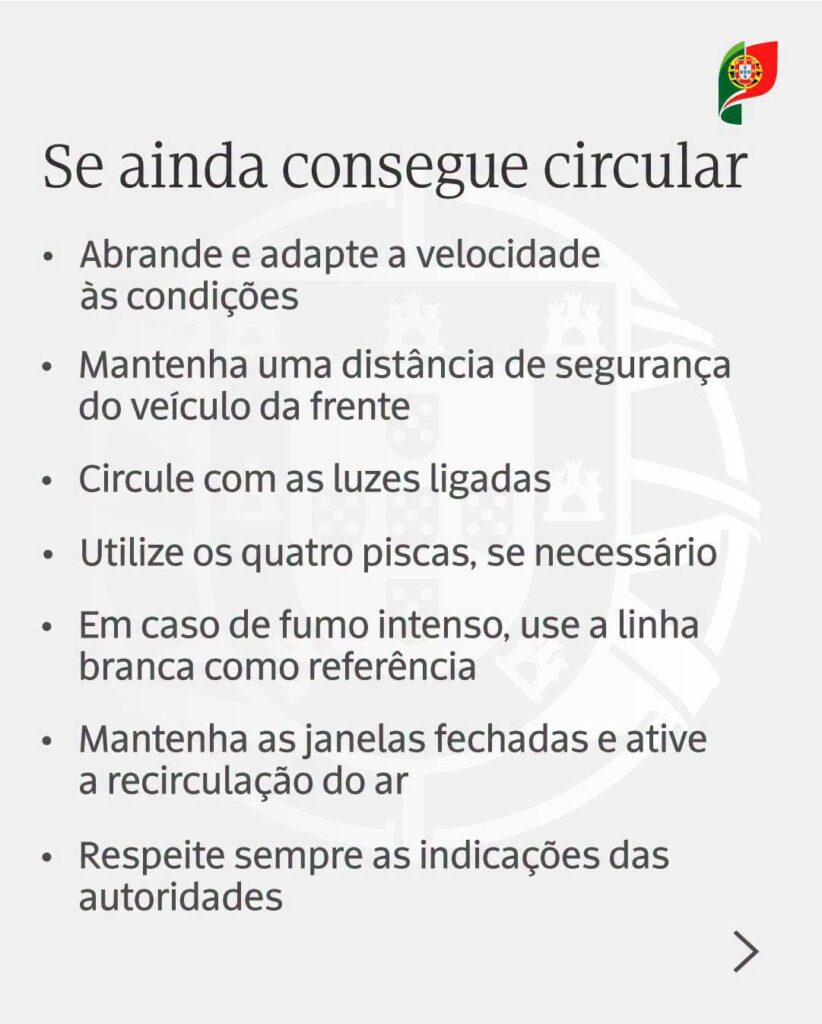 Brisa reforça recomendações de segurança devido ao elevado risco de incêndio rural Brisa reforça recomendações de segurança devido ao elevado risco de incêndio rural