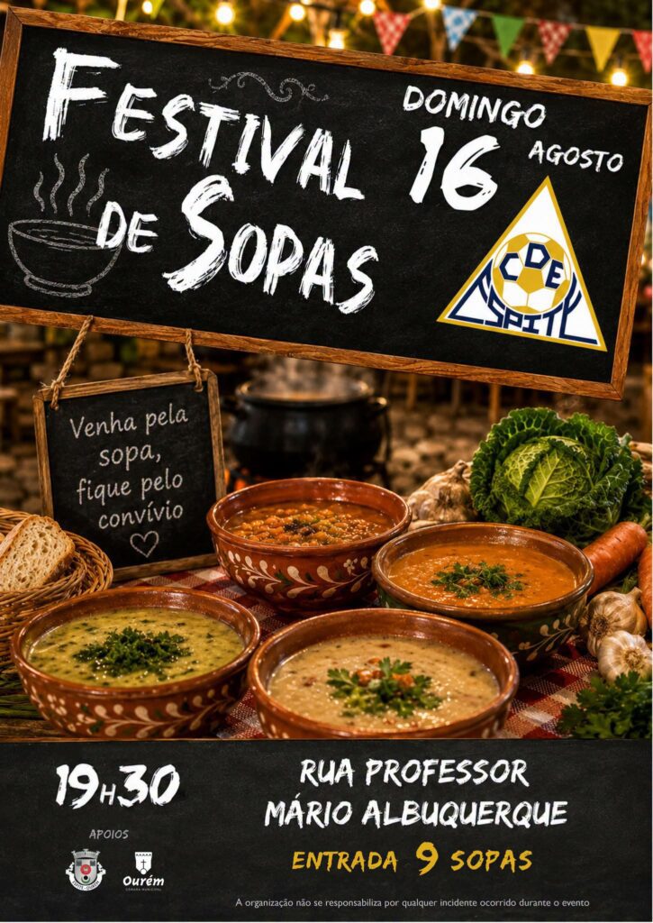 Ourém: Festival de Sopas está de volta a Espite no dia 16 de agosto