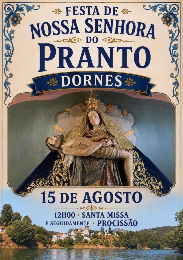 Dornes recebe hoje a Festa de Nossa Senhora do Pranto com Feira, música e Círios da região