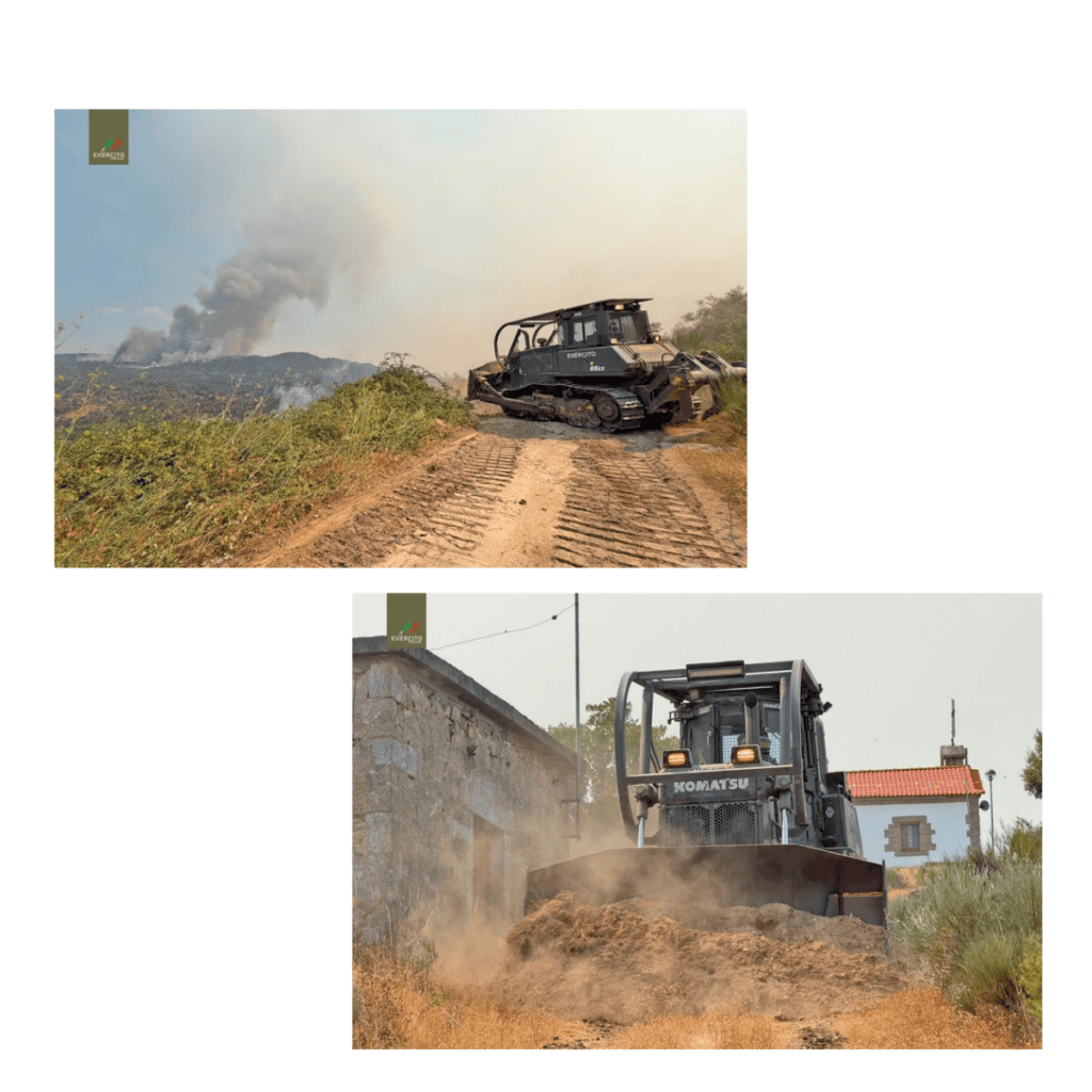 Exército no terreno na prevenção e combate aos incêndios rurais