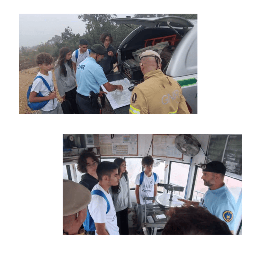 Jovens de Ansião visitam Posto de Vigia de Alvaiázere Jovens de Ansião visitam Posto de Vigia de Alvaiázere