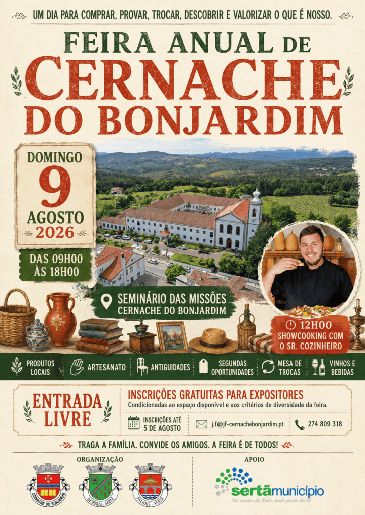 Feira Anual de Cernache do Bonjardim regressa este domingo Feira Anual de Cernache do Bonjardim regressa este domingo