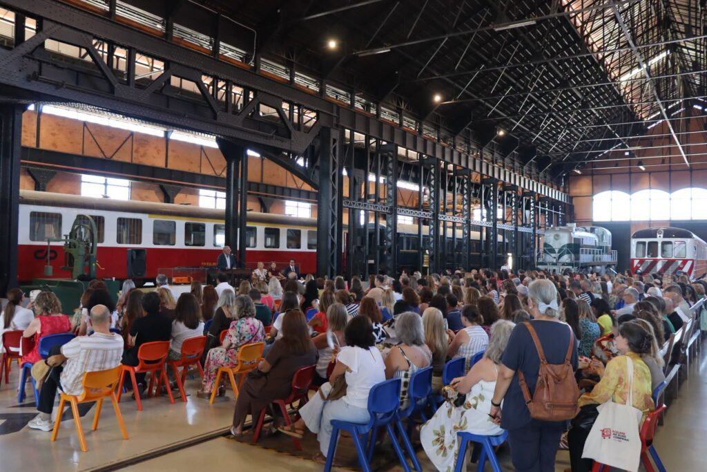Entroncamento dá as boas-vindas aos professores do novo ano letivo no Museu Nacional Ferroviário Entroncamento dá as boas-vindas aos professores do novo ano letivo no Museu Nacional Ferroviário