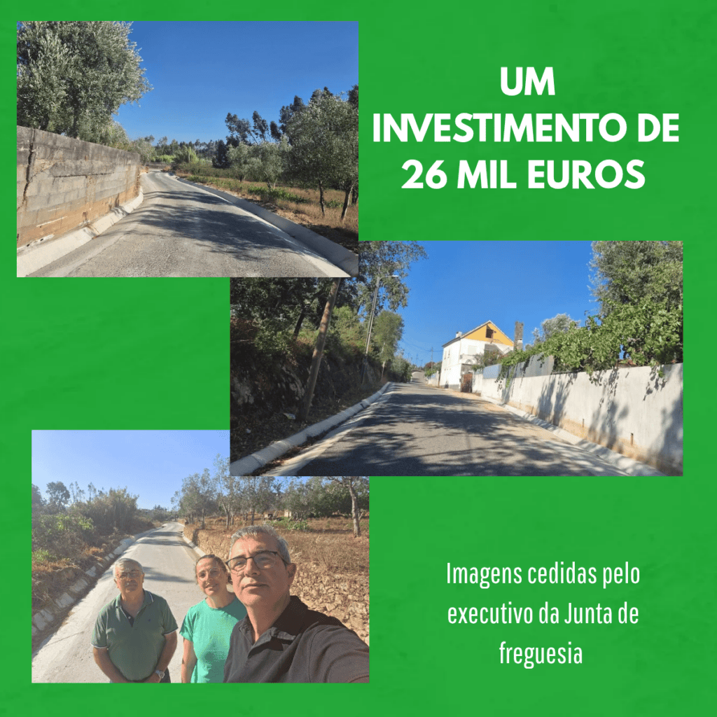 Junta de Freguesia de Ferreira do Zêzere investe 26 mil euros em valetas de betão