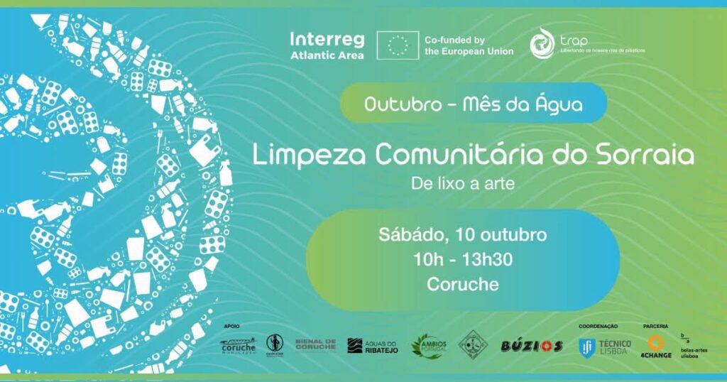 Coruche promove limpeza comunitária do Rio Sorraia no âmbito do projeto TRAP