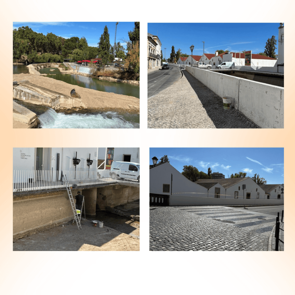 Município de Tomar realça vários espaços da cidade com trabalhos de pintura e manutenção