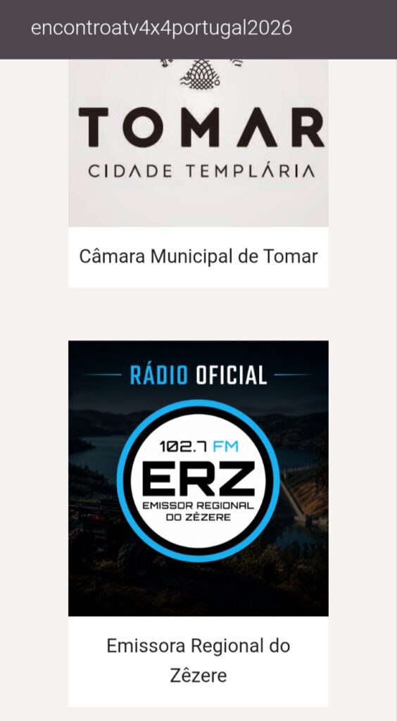 Encontro ATV 4x4 Portugal 2026 realiza-se a 7 de novembro na Junceira com o ERZ como rádio oficial
