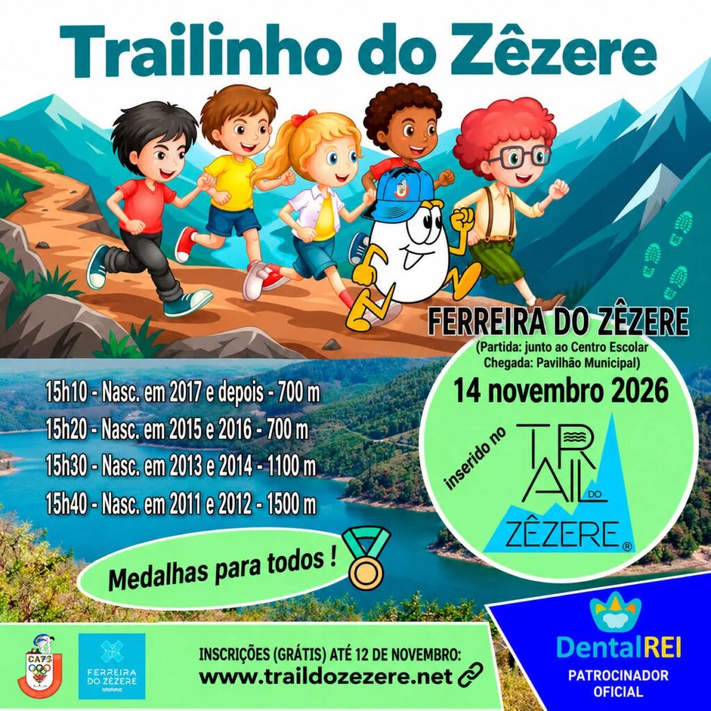Trail do Zêzere 2026 estreia "Cãominhada" de cinco quilómetros e o "Trailinho" para os mais novos dia 14 de novembro