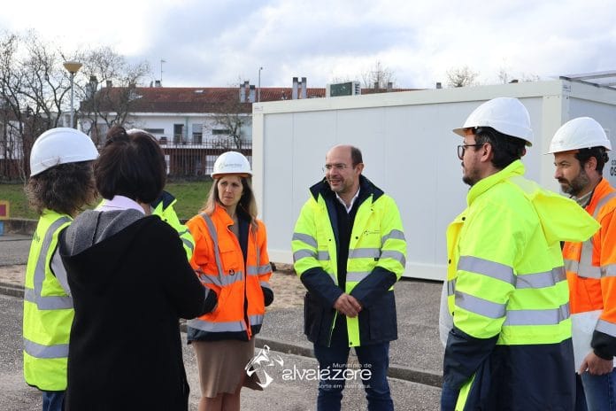 Visita à obra de Requalificação da Escola Básica e Secundária Dr. Manuel Ribeiro Ferreira em Alvaiázere