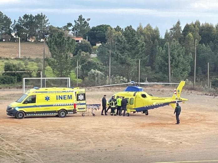 Doença súbita na Serra no concelho de Tomar obriga a evacuação de helicóptero