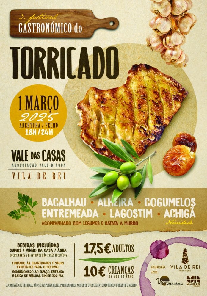 “Festival do Torricado” regressa já no próximo sábado a Vila de Rei com sabores irresistíveis
