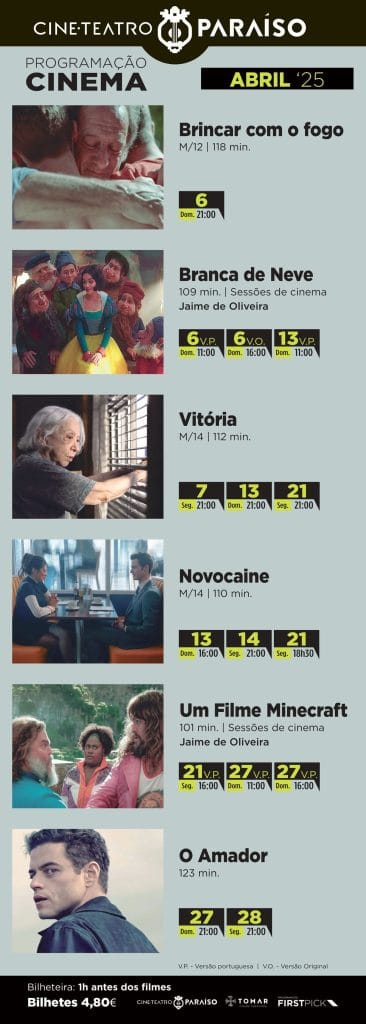 Tomar: Cinema no Cine-Teatro Paraíso