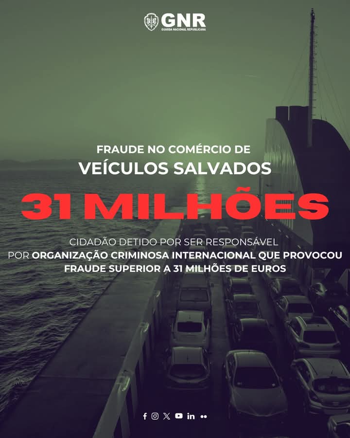 Líder de Organização Criminosa Detido em Portugal no Âmbito de Megaoperação Europeia Líder de Organização Criminosa Detido em Portugal no Âmbito de Megaoperação Europeia