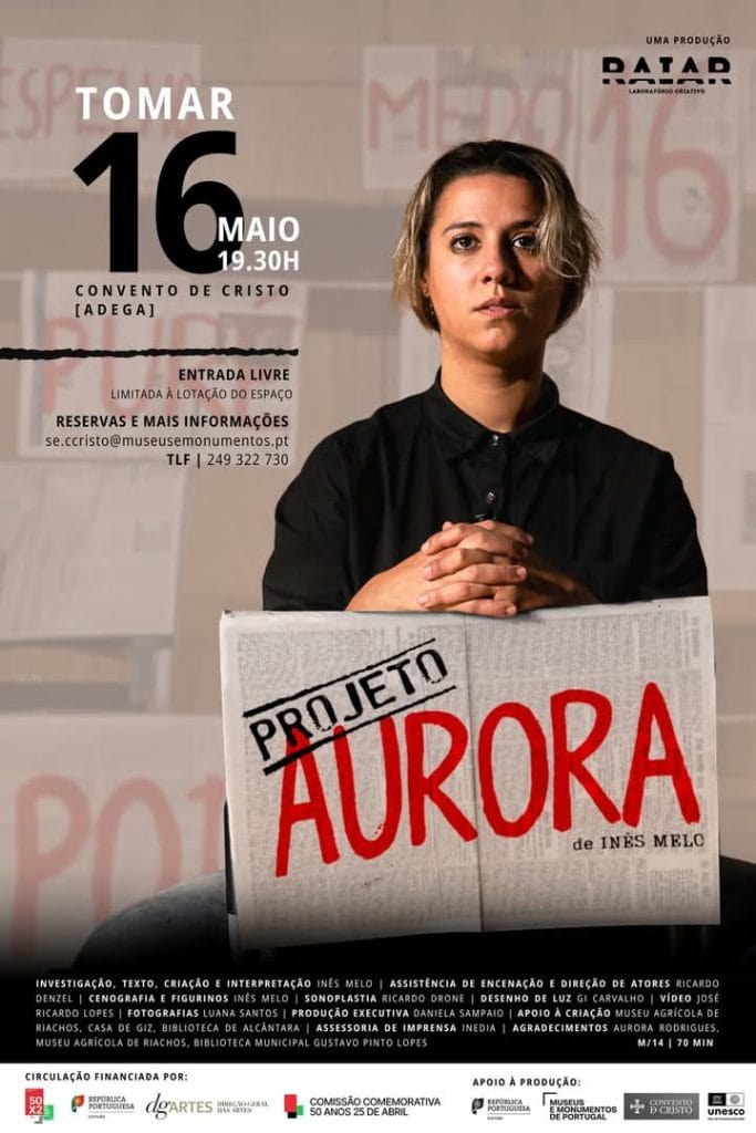 Convento de Cristo recebe espectáculo de Teatro a 16 de Maio