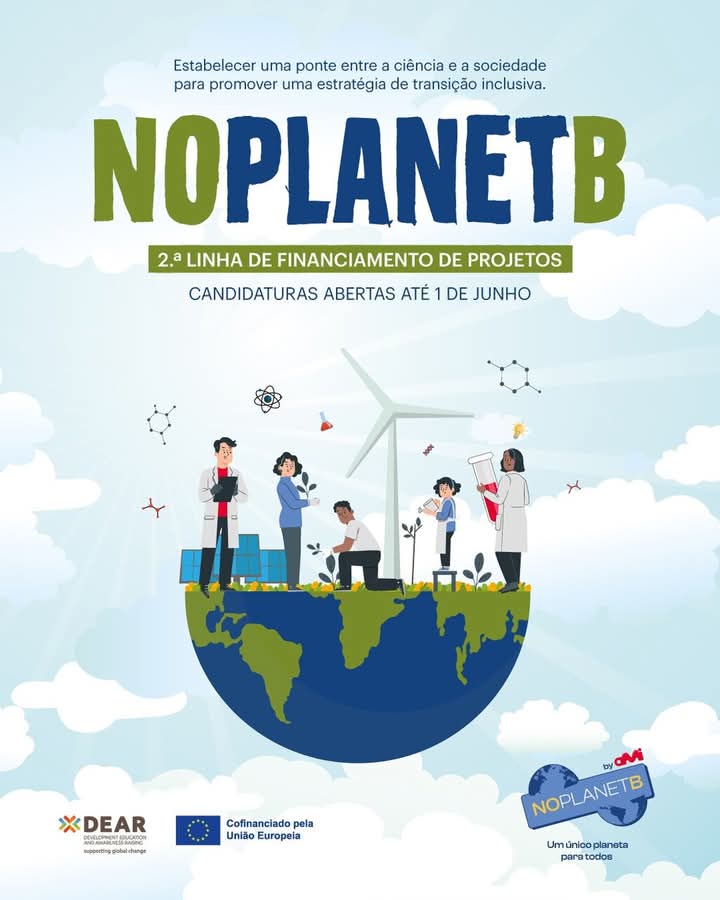 Projeto NOPLANETB: candidaturas até 1 de Junho Projeto NOPLANETB: candidaturas até 1 de Junho