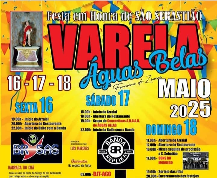 Nove anos depois, Varela volta a celebrar São Sebastião